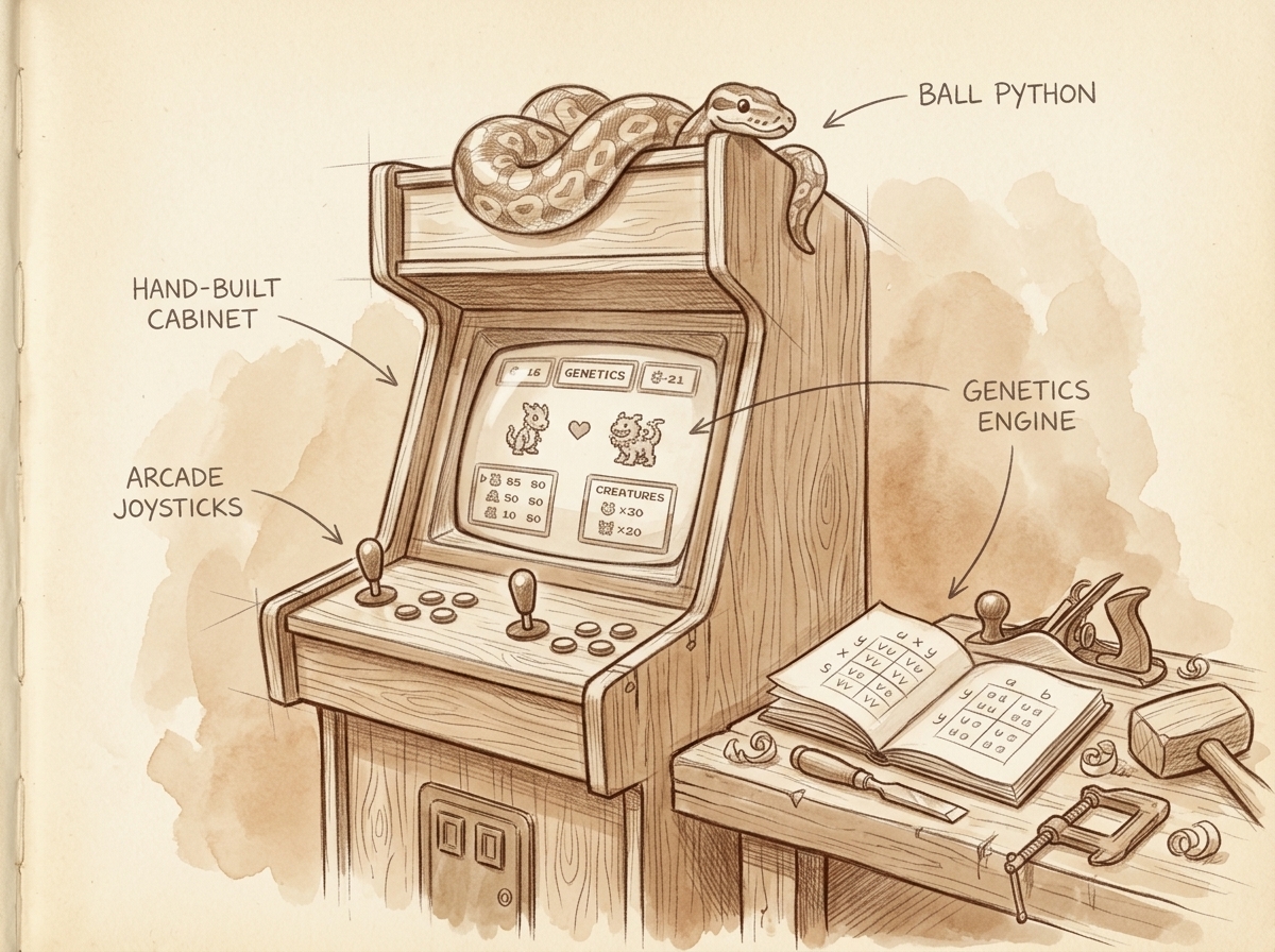 JTribe Arcade & Genetics Sketch